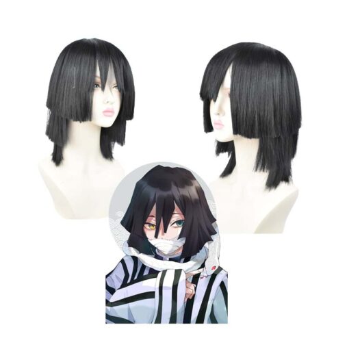 Demon Slayer Obanai Iguro Cosplay Wig