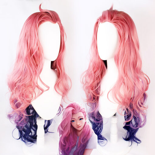 League of Legends LOL Seraphine Cosplay Wig