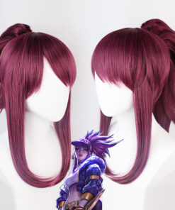 League of Legends LOL Akali Cosplay Wig