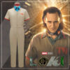 Loki Prison Uniform Cosplay Costume