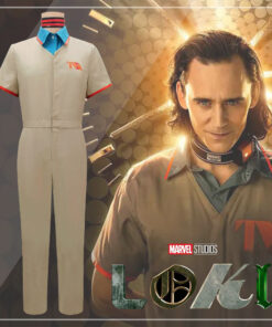 Loki Prison Uniform Cosplay Costume