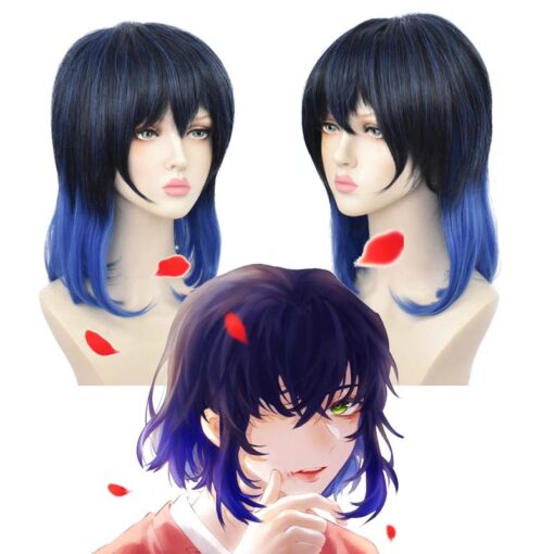 Demon Slayer Hashibira Inosuke Cosplay Wig