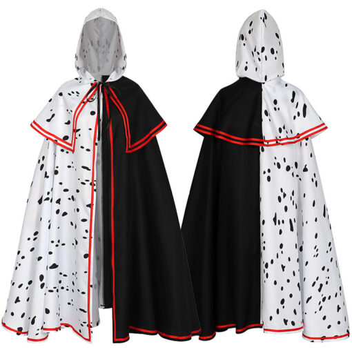 Cruella Cruella De Vil Cloak Cosplay Costume