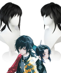 Demon Slayer Tomioka Giyuu Cosplay Wig