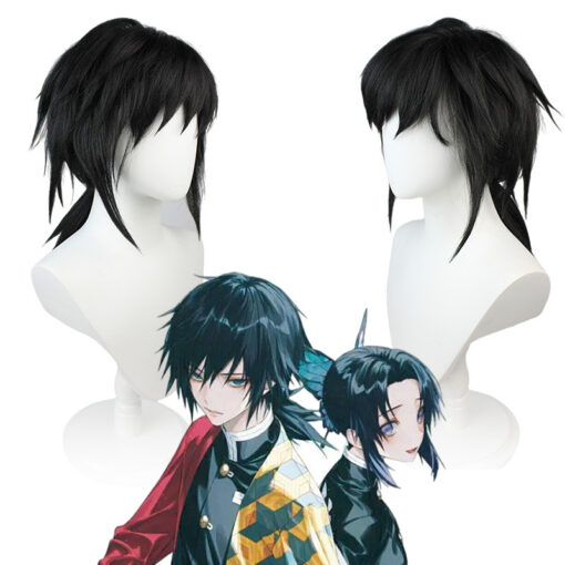 Demon Slayer Tomioka Giyuu Cosplay Wig