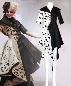 Cruella Cruella De Vil Dress Cosplay Costume