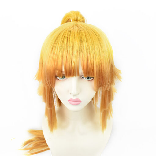 Demon Slayer Agatsuma Zenitsu Cosplay Wig