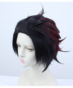 Demon Slayer Kamado Tanjirou Cosplay Wig