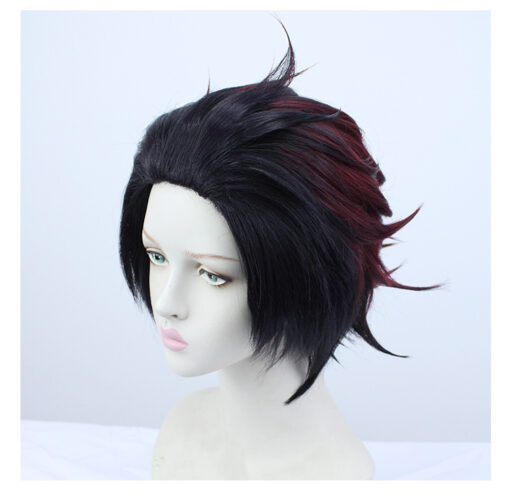 Demon Slayer Kamado Tanjirou Cosplay Wig