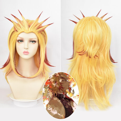 Demon Slayer Rengoku Kyojuro Cosplay Wig