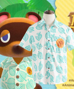 Animal Crossing Tom Nook White Shirt Cosplay Costume