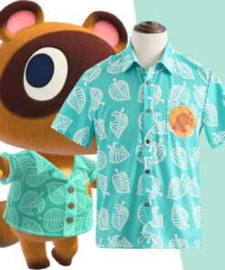 Animal Crossing Tom Nook Green Shirt Cosplay Costume