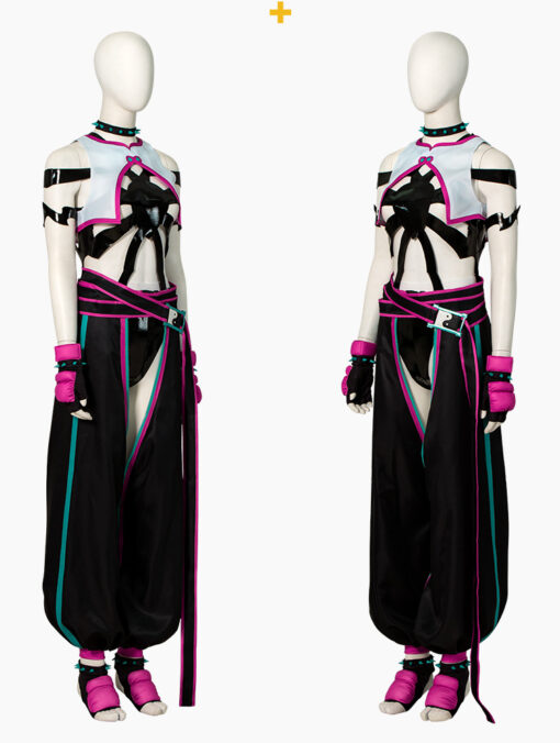 Street Fighter Han Juri Cosplay Costume