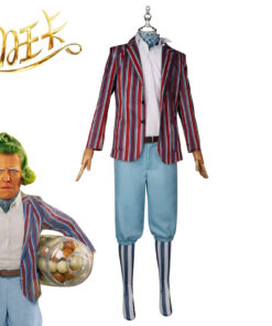 Charlie and the Chocolate Factory Willy Wonka Oompa Loompas Cosplay Costume