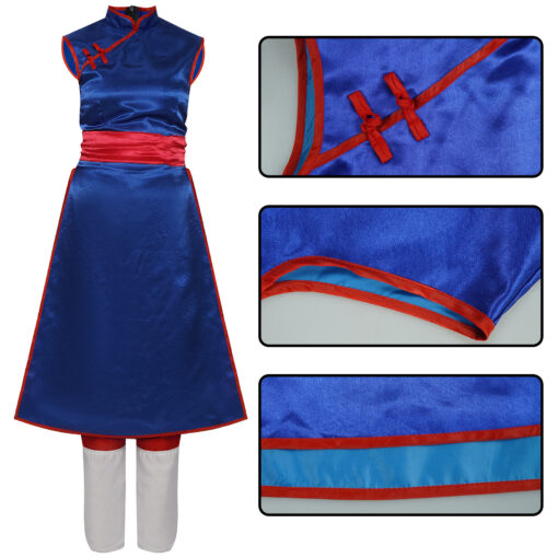 Dragon Ball Chichi Cheongsam Cosplay Costume