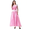 Sleeping Beauty Princess Aurora Pink Dress Cosplay Costume