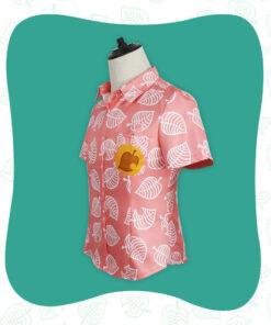 Animal Crossing Tom Nook Pink Shirt Cosplay Costume