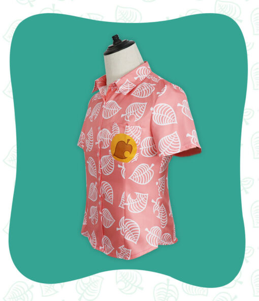 Animal Crossing Tom Nook Pink Shirt Cosplay Costume