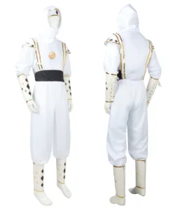 Power Rangers White Ninja Tommy Oliver Cosplay Costume