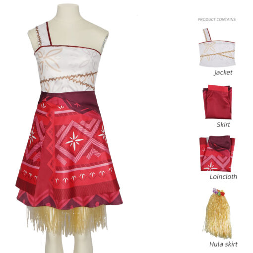 Moana Skirt Cosplay Costume