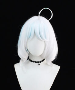 Genshin Impact Focalors Cosplay Wig Short