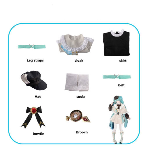 Hatsune Miku Girl Cloak Cosplay Costume