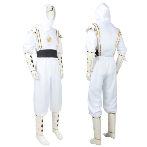 Power Rangers White Ninja Tommy Oliver Cosplay Costume