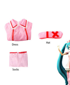 Hatsune Miku Nurse Uniform Cosplay Costume