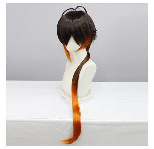 Genshin Impact Zhongli Cosplay Wig