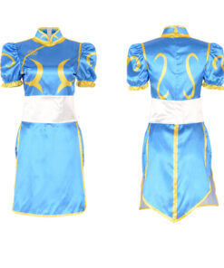 Street Fighter Chun Li Cheongsam Cosplay Costume