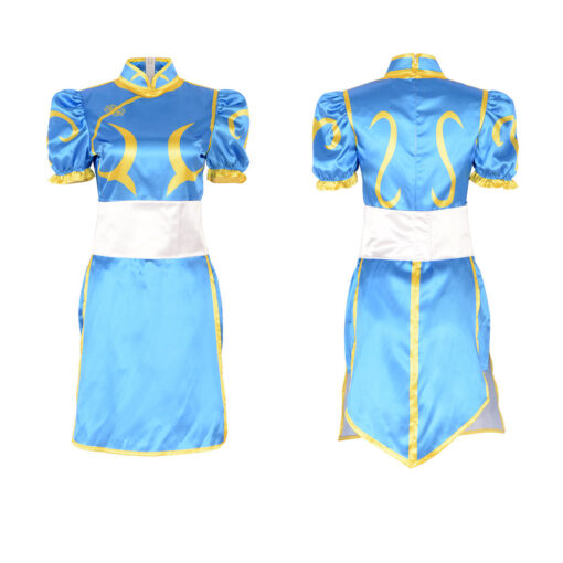 Street Fighter Chun Li Cheongsam Cosplay Costume