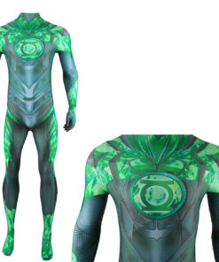 Justice League Green Lantern Jumpsuit Cosplay Costume