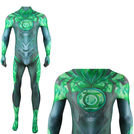 Justice League Green Lantern Jumpsuit Cosplay Costume