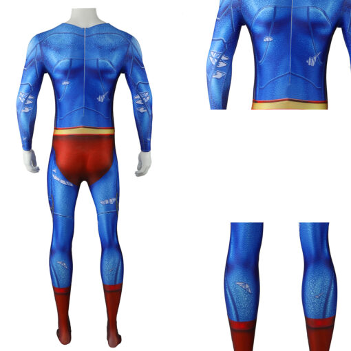 Justice League Superman Jumpsuit Cosplay Costume