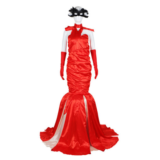 Cruella Cruella De Vil Mermaid Dress Cosplay Costume