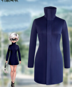 Jujutsu Kaisen Gojō Satoru Dark Blue Cosplay Costume