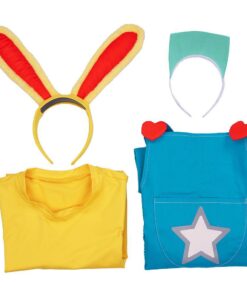 Animal Crossing Zipper T. Bunny Cosplay Costume