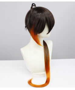 Genshin Impact Zhongli Cosplay Wig