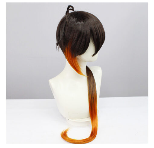 Genshin Impact Zhongli Cosplay Wig