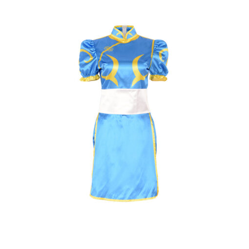 Street Fighter Chun Li Cheongsam Cosplay Costume