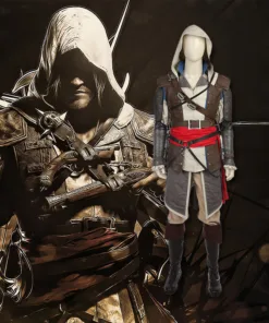 Assassins Creed Edward James Kenway Cosplay Costume