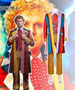 Doctor Who Sixth Doctor Cosplay Costume