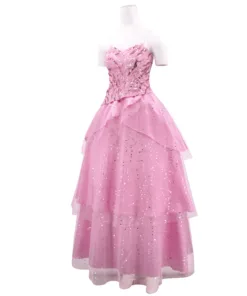 Wicked Glinda Pink Skirt Cosplay Costume