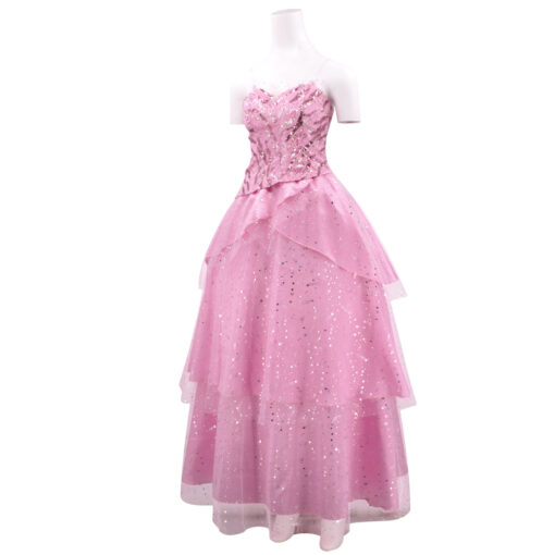 Wicked Glinda Pink Skirt Cosplay Costume