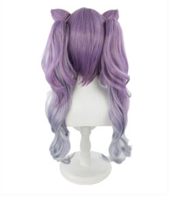 Genshin Impact Keqing Cosplay Wig