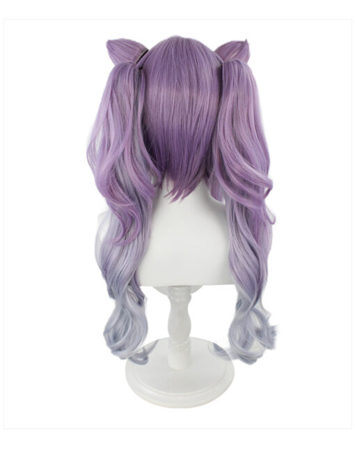 Genshin Impact Keqing Cosplay Wig