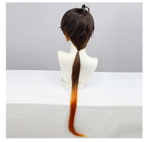 Genshin Impact Zhongli Cosplay Wig