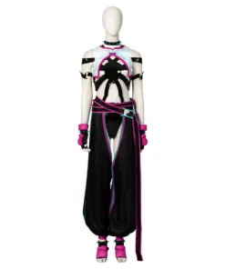 Street Fighter Han Juri Cosplay Costume