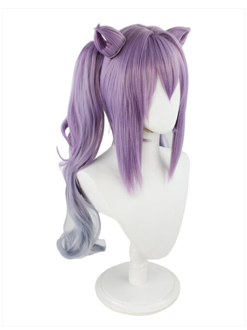 Genshin Impact Keqing Cosplay Wig