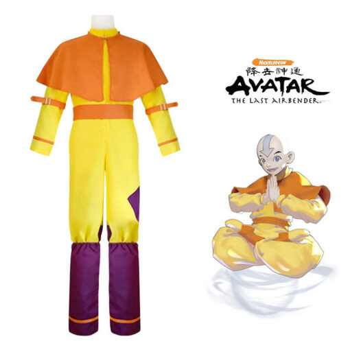 Avatar The Last Airbender Aang Cosplay Costume